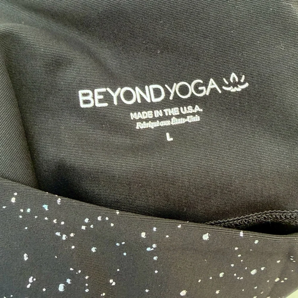 Beyond Yoga Alloy Ombre High Waisted Midi Legging Iridescent Speckled, SZ L 👽 - Picture 6 of 8
